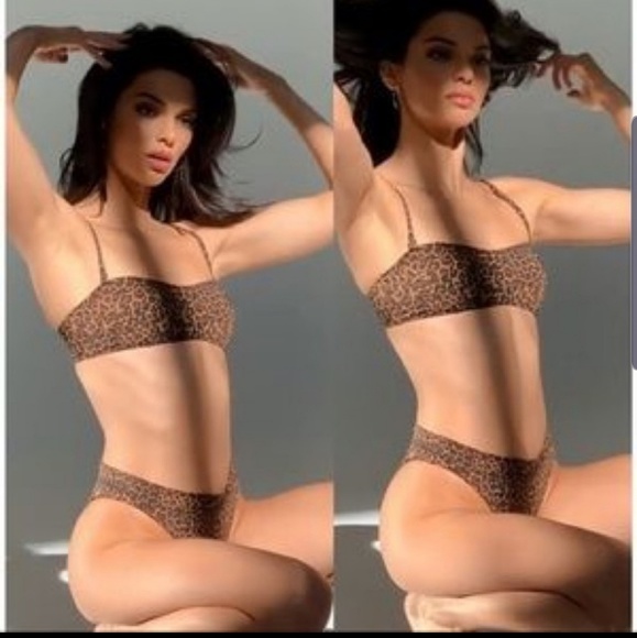 kendall and kylie leopard swimsuit